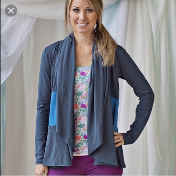 Matilda Jane Sweaters - Matilda Jane Moody Jersey Knit Cardigan Blue Small
